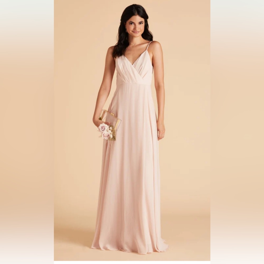 Birdy Grey Kaia Dress Chiffon Pale Blush, Size Small - Worn Once!